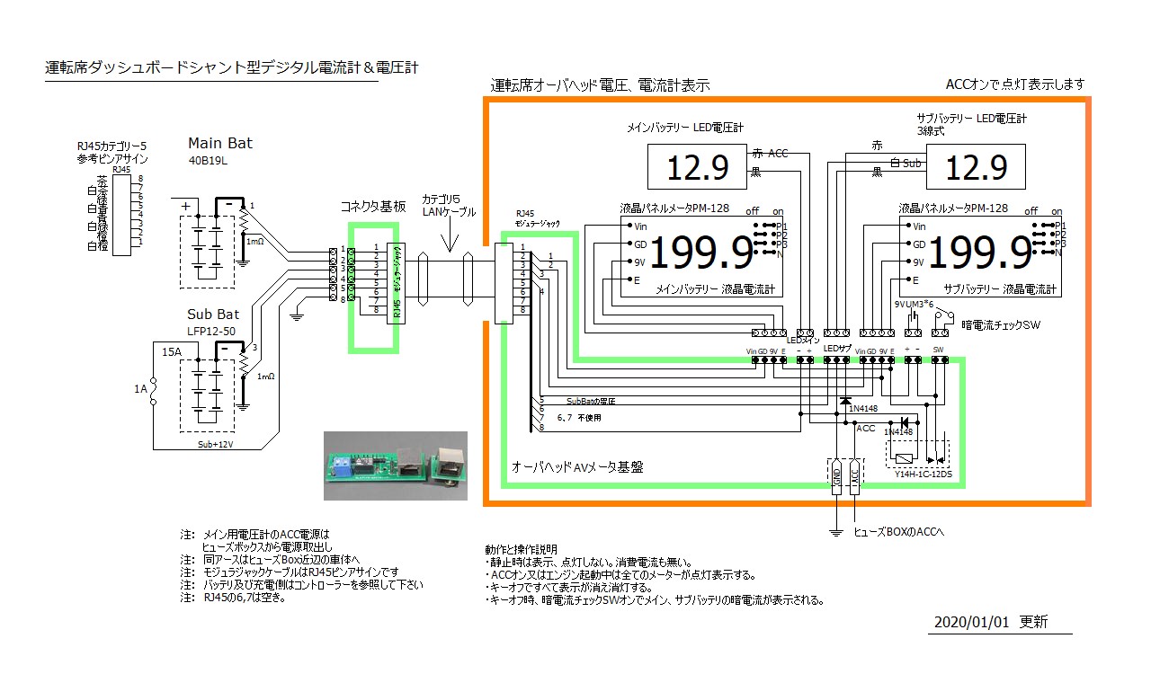 車載電流電圧計の自作 Sl エブリイ ホームメイドキャンパー ブログ